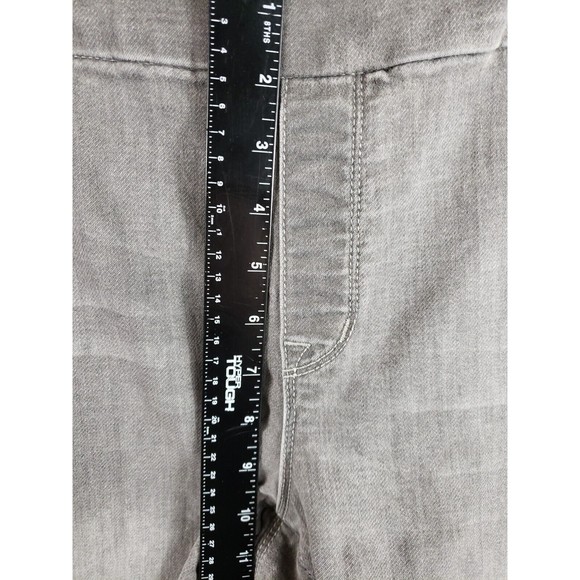 Women’s Unbranded Gray Pullon Stretch Pants sz 12 cotton blend - Picture 3 of 7